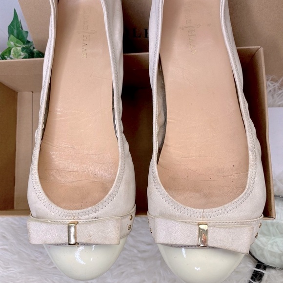 Cole Haan Cream Ballet Flats - Picture 4 of 10